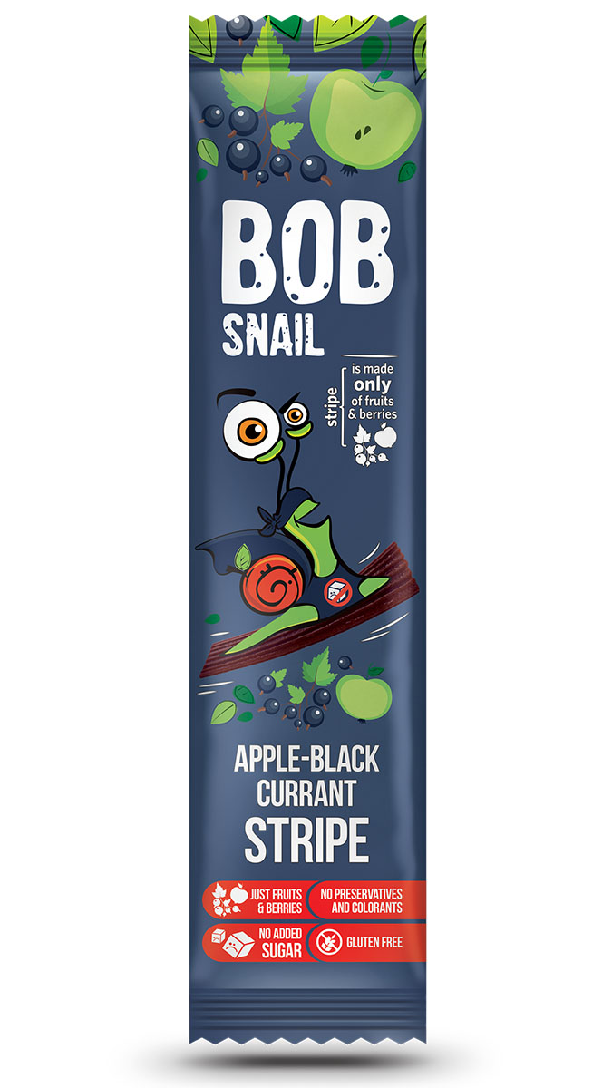 Цукерки-страйпси натуральні Яблучно-Смородинові 