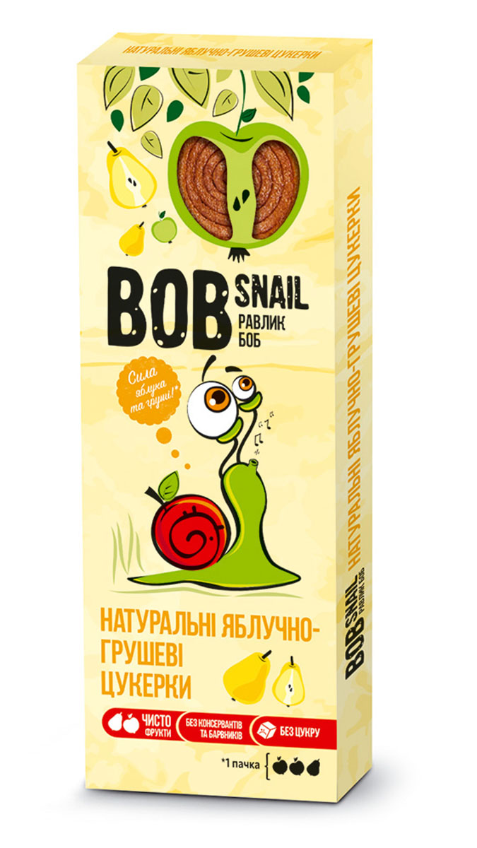 Цукерки натуральні Яблучно-Грушеві 
