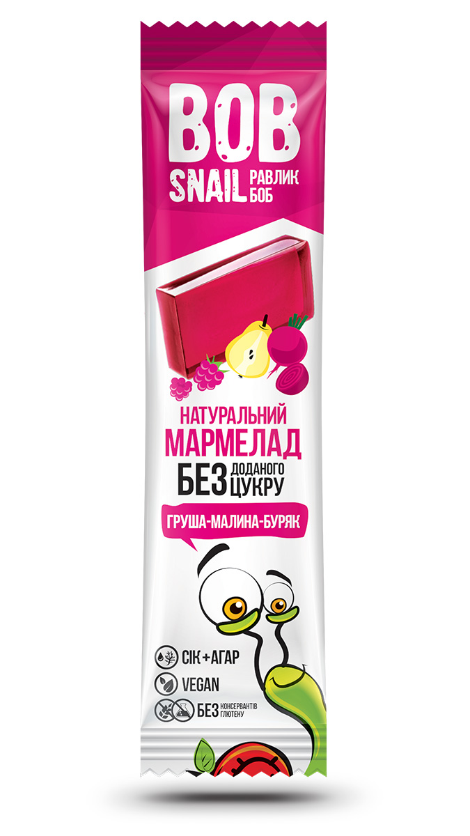 Мармелад натуральный фруктовый Груша-Малина-Буряк 