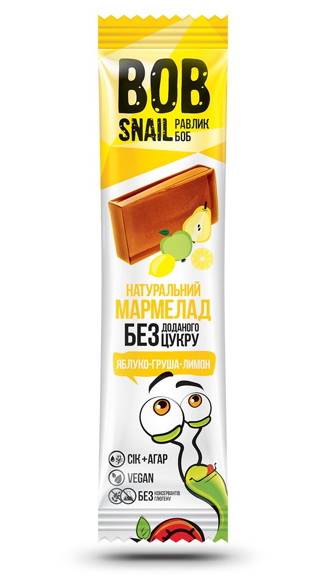 Мармелад натуральний фруктовий Яблуко-Груша-Лимон 