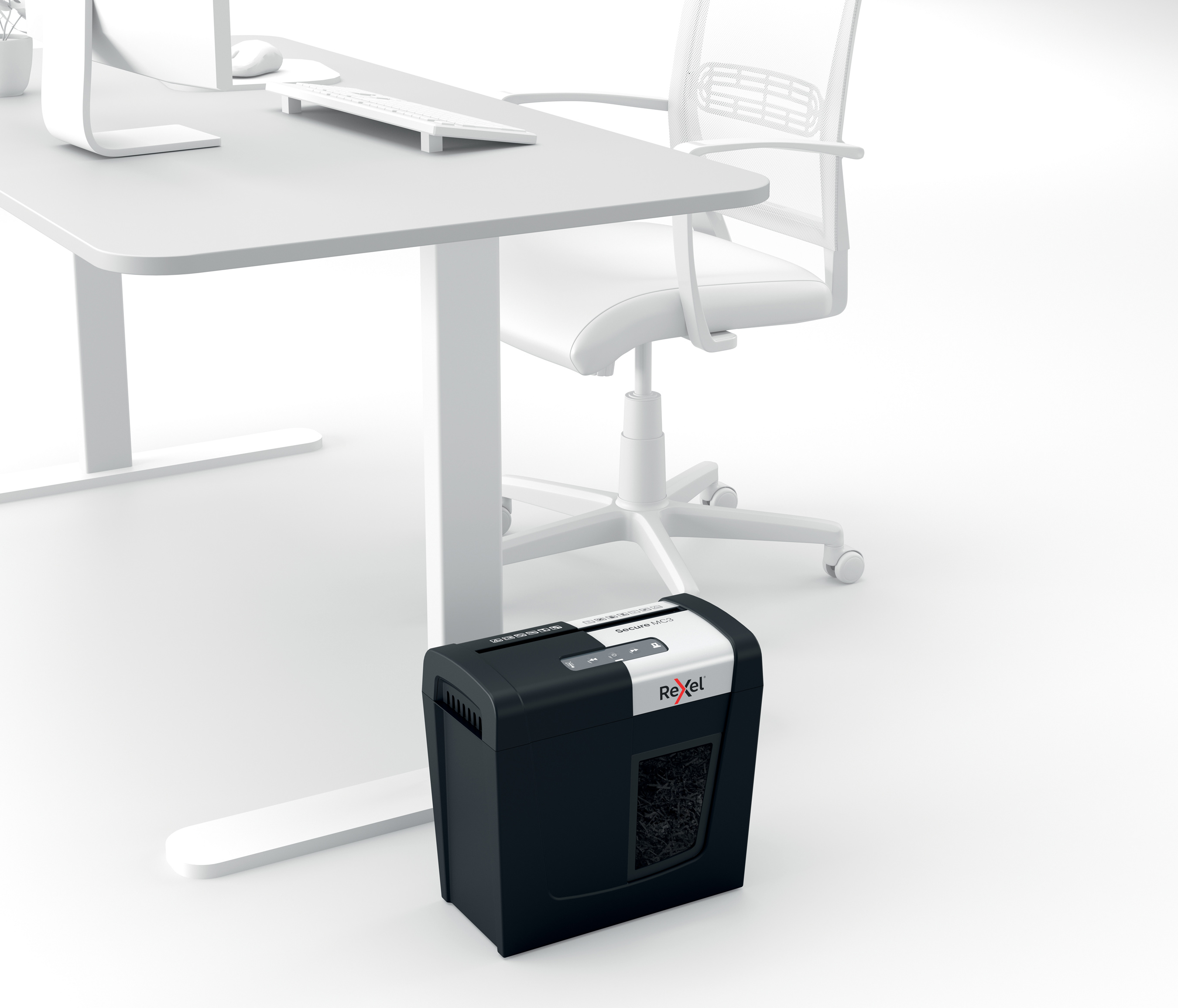 Уничтожитель документов Secure MC3, P5 3 листа, микро-перекрестная резка, корзина 10л Rexel - фото 3