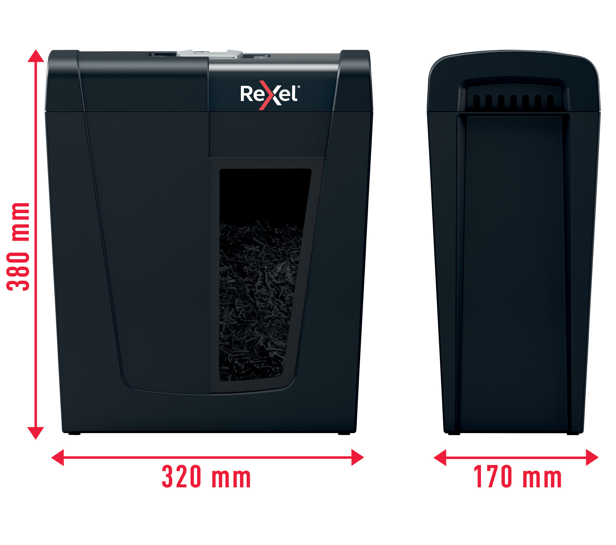 Уничтожитель документов Secure X8, P4 8 листов, перекрестная резка, корзина 14л Rexel - фото 3