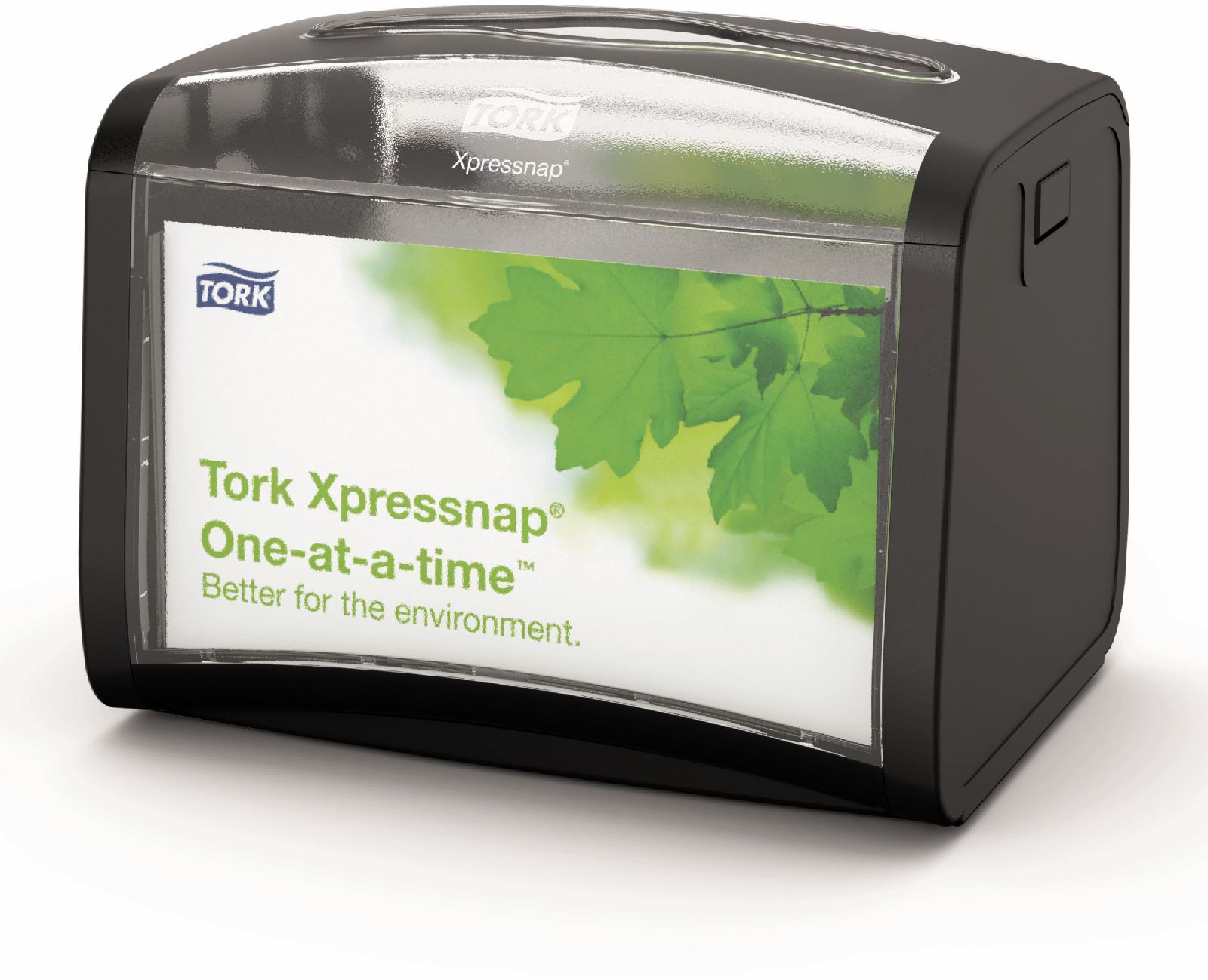 Диспенсер для салфеток Xpressnap® №4, 21,1*15*15,5см, Interfold, (N4), черн. Tork - фото 2