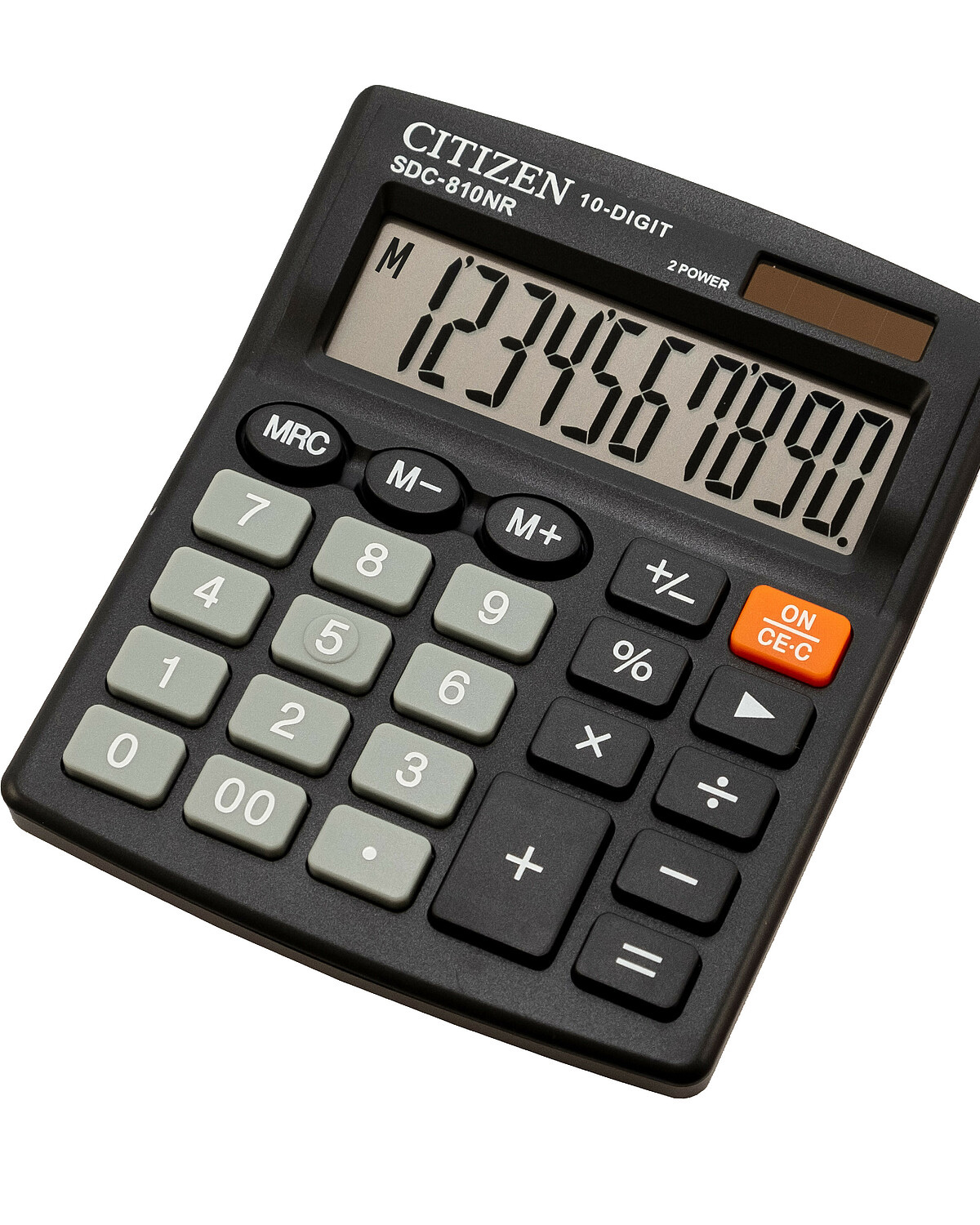 Калькулятор бухгалтерский SDC-810NR 10 разрядов, 124х102х25мм., черн. Citizen - фото 1