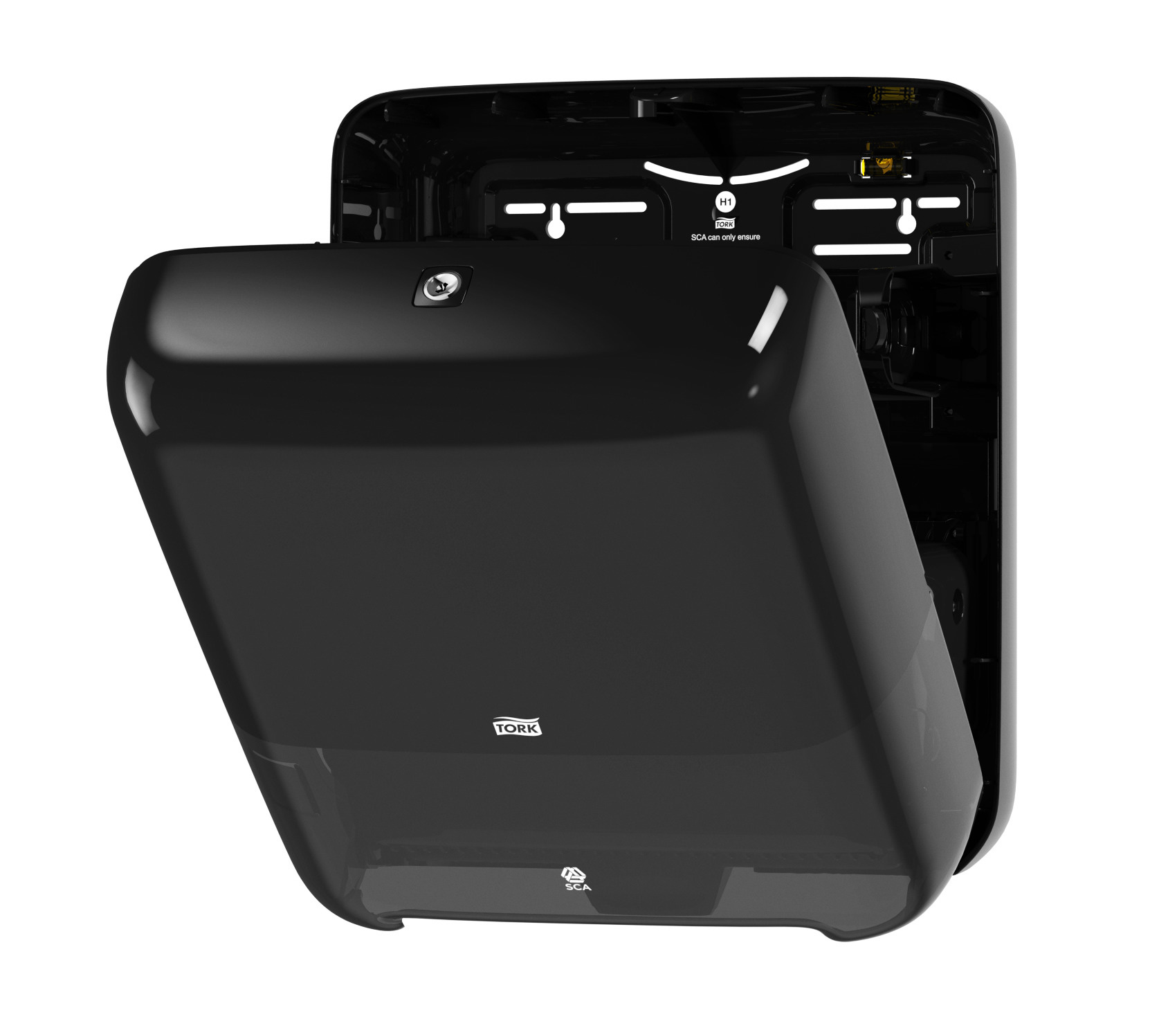 Диспенсер для полотенец в рулонах, ударопрочный Elevation,  Matic, (H1), черн. Tork - фото 6