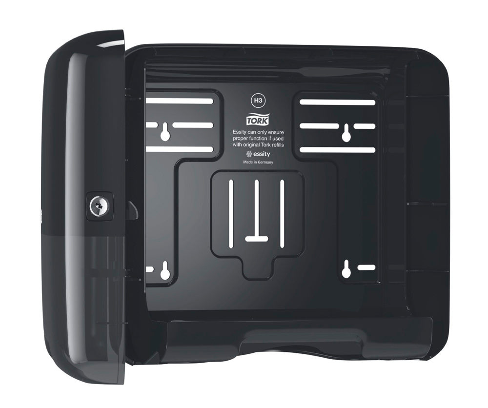 Тримач для рушників ZZ (C)-складки Elevation, пластик, Міні, (H3), чорн. Tork - фото 3