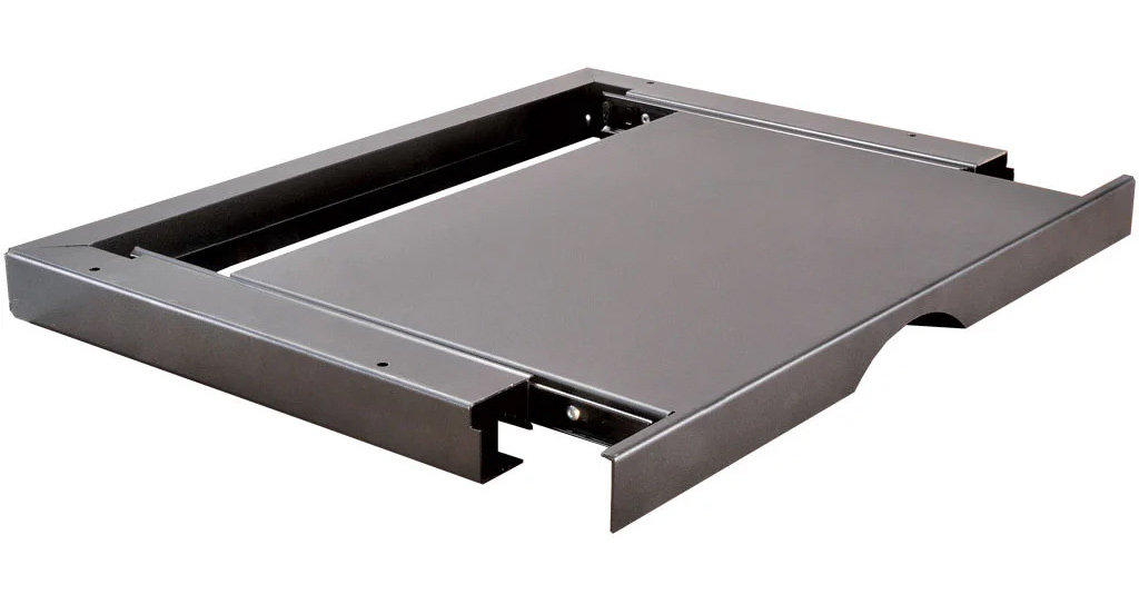 Висувний столик (52*635*430) Сталь, сірий Valberg - фото 1