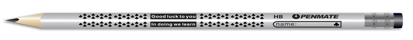 Олівець графітний з гумкою HB  