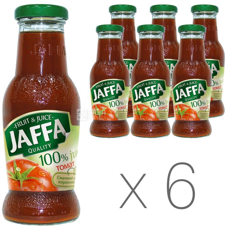 Сок томатный 0,25л., 6шт/уп., стеклянная бутылка JAFFA - фото 2