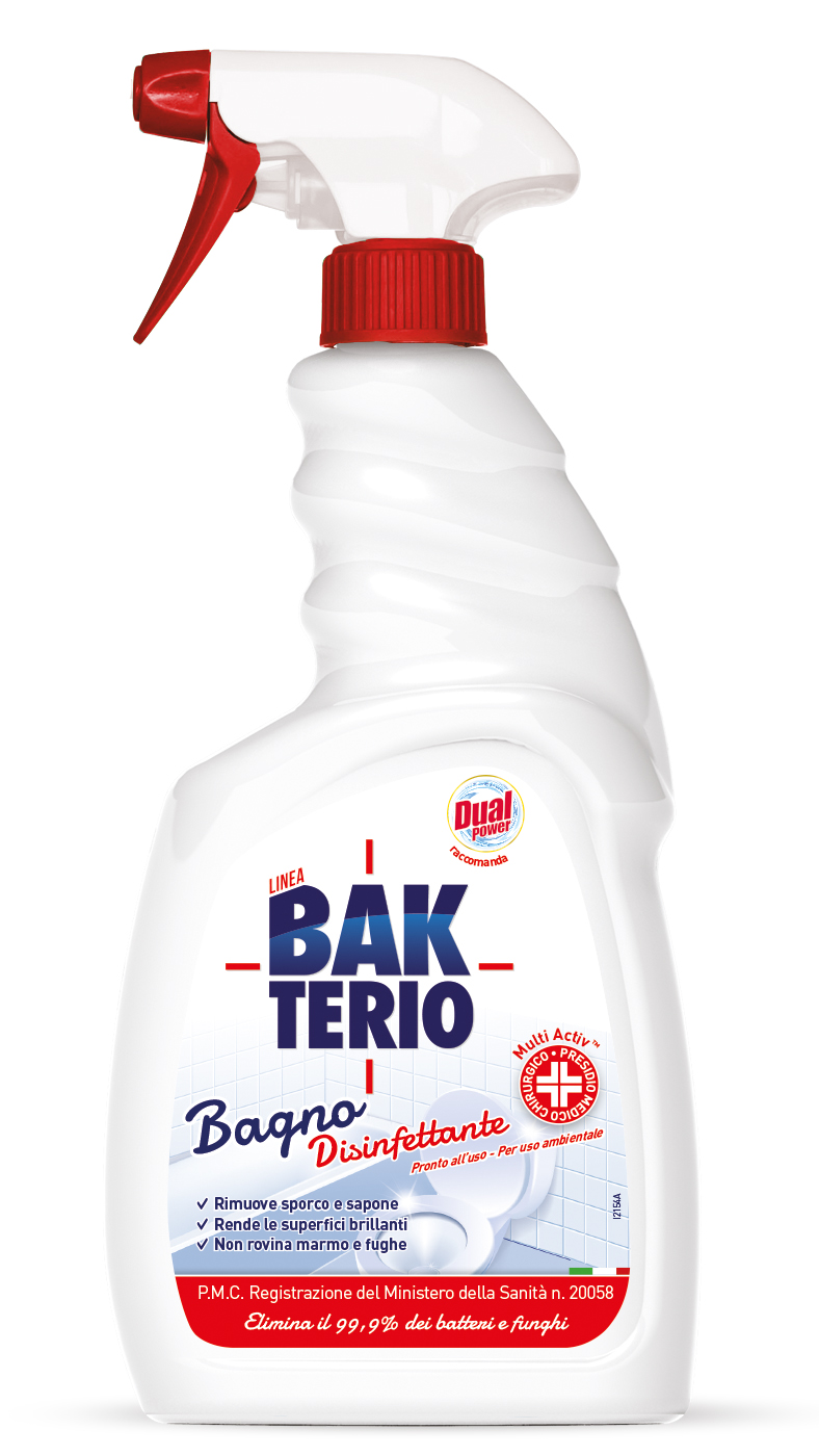 Универсальное дезинфицирующее моющее средство BAKTERIO, 750мл Dual Power - фото 1