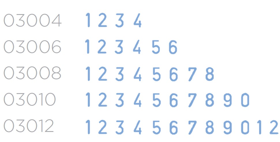 Нумератор 10-разрядный 4мм., ленточный Colop - фото 1