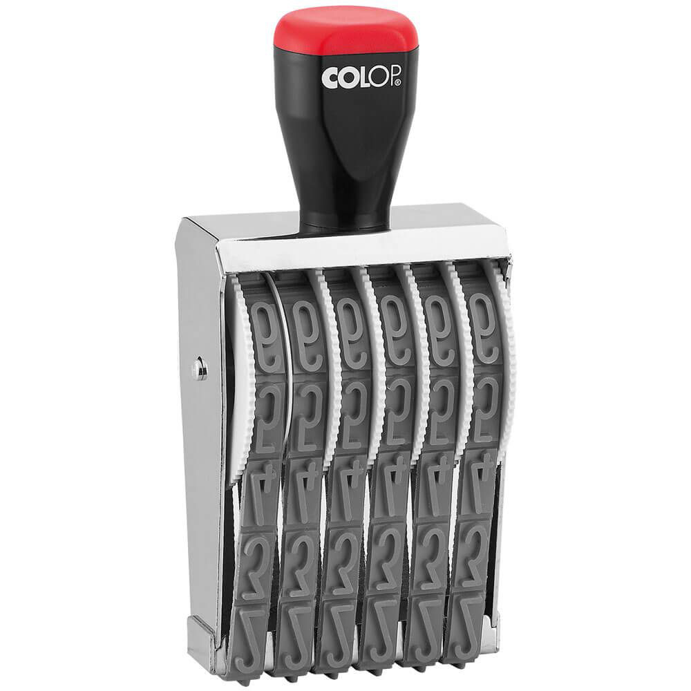 Нумератор 6-разрядный 18мм., ленточный Colop - фото 1