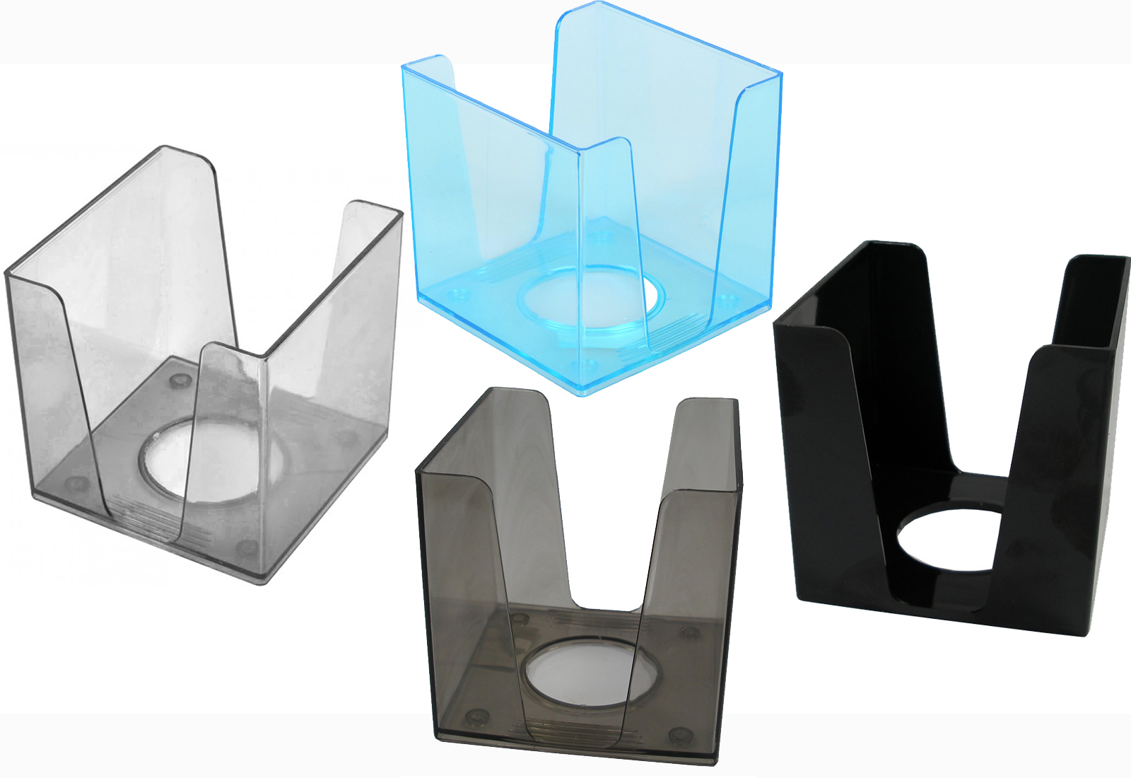 Подставка для бумажного блока 9*9*9см., прозр. КиП - фото 2