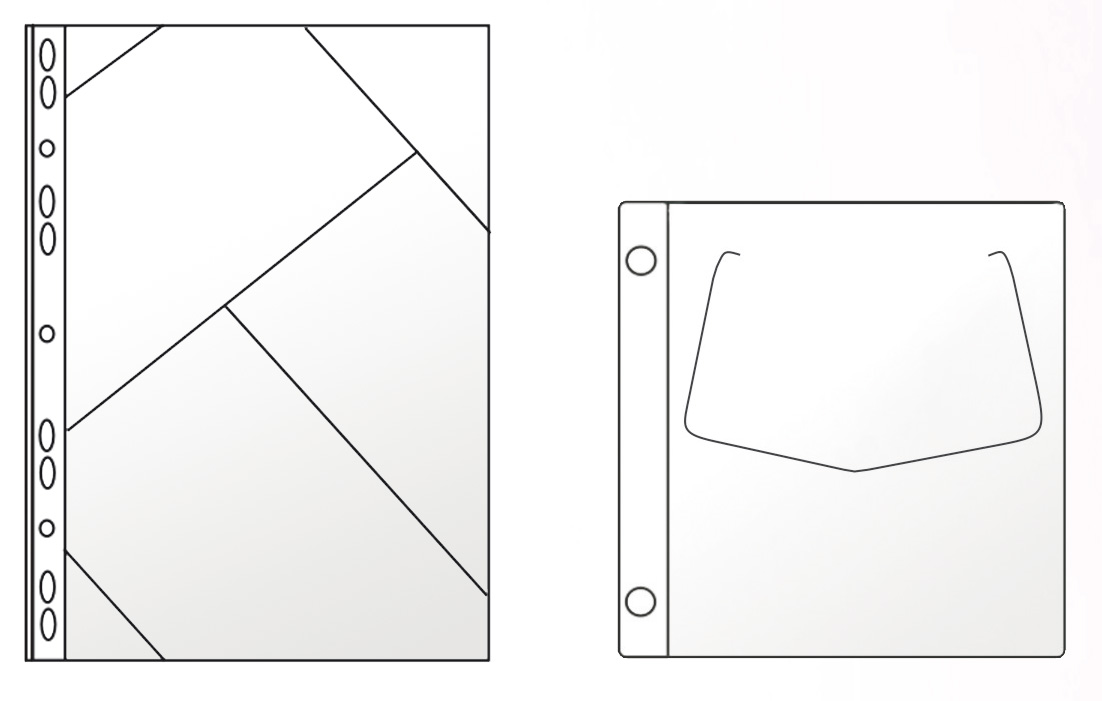 Файл для 1 CD (для регистраторов на 2-х кольцах), 10шт./уп. PantaPlast - фото 1