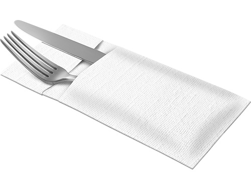 Конверт для столових приборів Tork Premium Linstyle® 1 шар., 40*39см 60шт. / уп., біл. Tork - фото 2