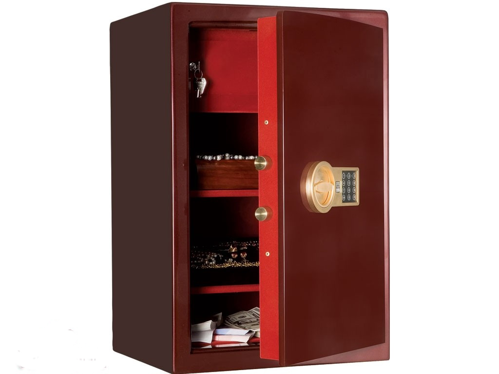 Сейф огневзломостойкий (980*545*460мм.) электр. кодовый замок, 1 полка, 2 клас, черн. Valberg - фото 3