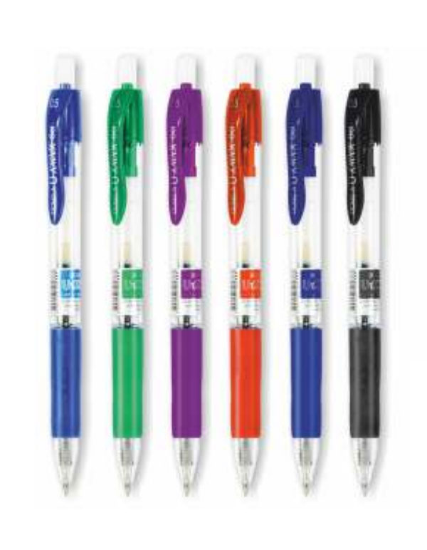 Стержень гелевый для Zone U-KNOCK, наконечник 0,5мм, толщина линии 0,29мм., син. Dong-A - фото 2