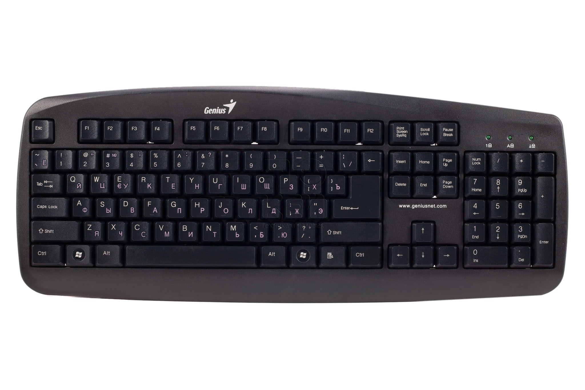 Клавіатура USB K-300, Укр., чорн. Genius - фото 1