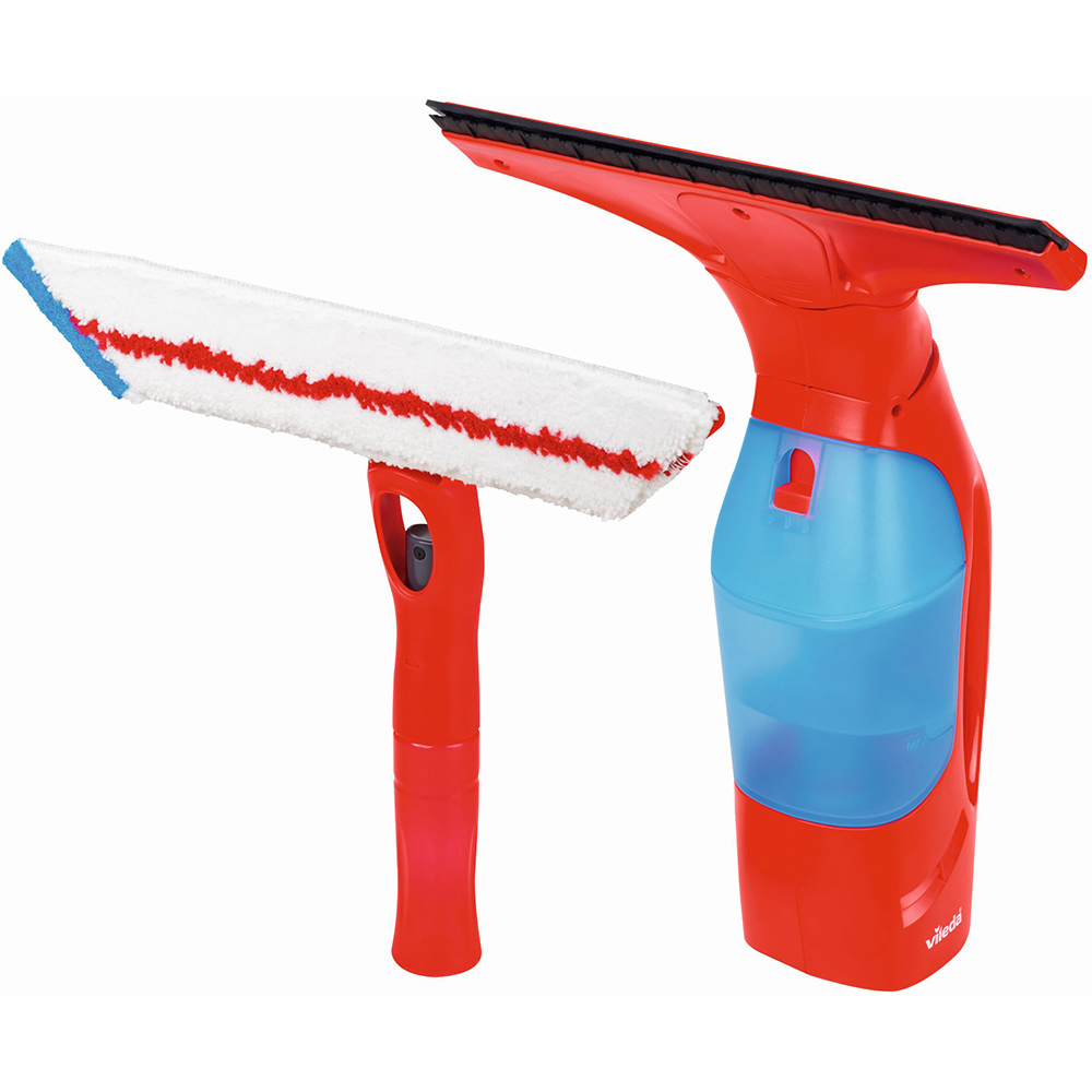 Вакумний очисник для скла Windomatic, 385х195х350 мм., 1 шт., черв. Vileda - фото 1