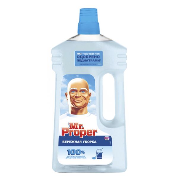 Засіб універсальний миючий, 1000мл. Делікатна прибирання Mr.Proper - фото 1
