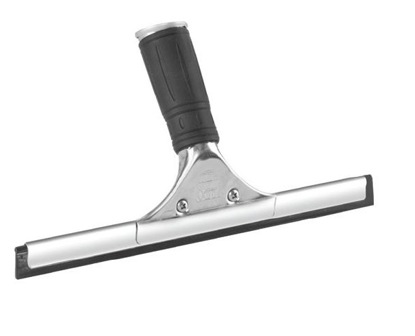 Скребок, собиратель воды для мытья стёкол СР 35см., металл/резина Uctem - фото 1