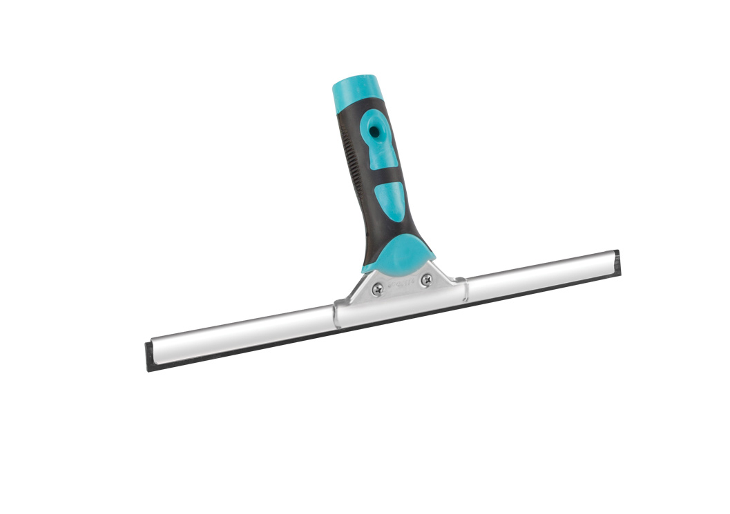 Скребок, собиратель воды для мытья стёкол ХР 35см., металл/резина, ассорт. Uctem - фото 2