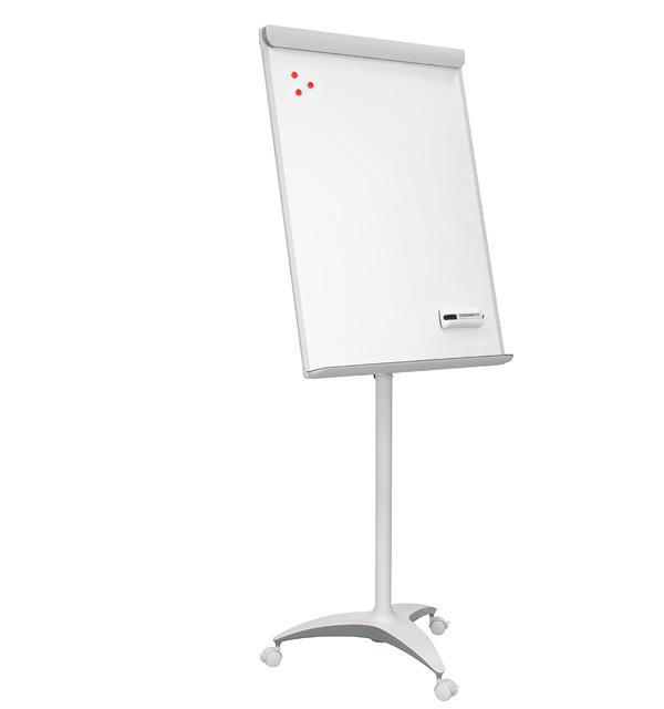 Фліпчарт на коліщатах Office Mobilchart GREY 70*100см, мобільний, сір. 2x3 - фото 1