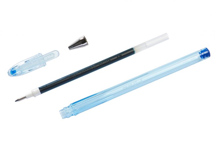 Гелева ручка G1 0,5мм., корпус прозор., ст. чорн. Pilot - фото 5
