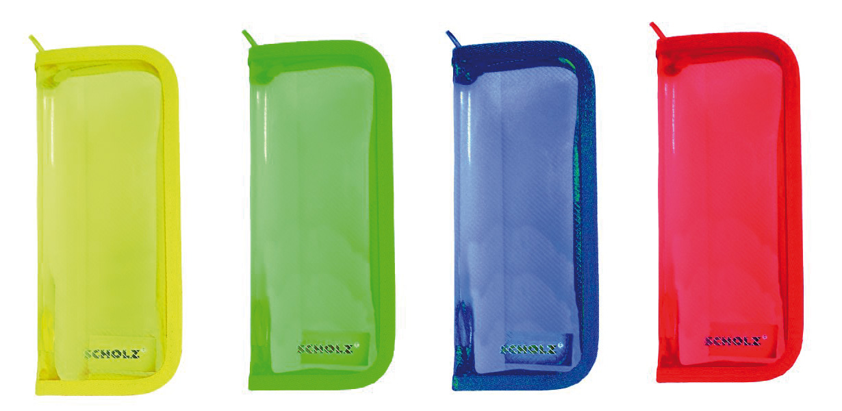 Папка-конверт на блискавці 75мм.*195мм.*30мм., асорті Scholz - фото 4