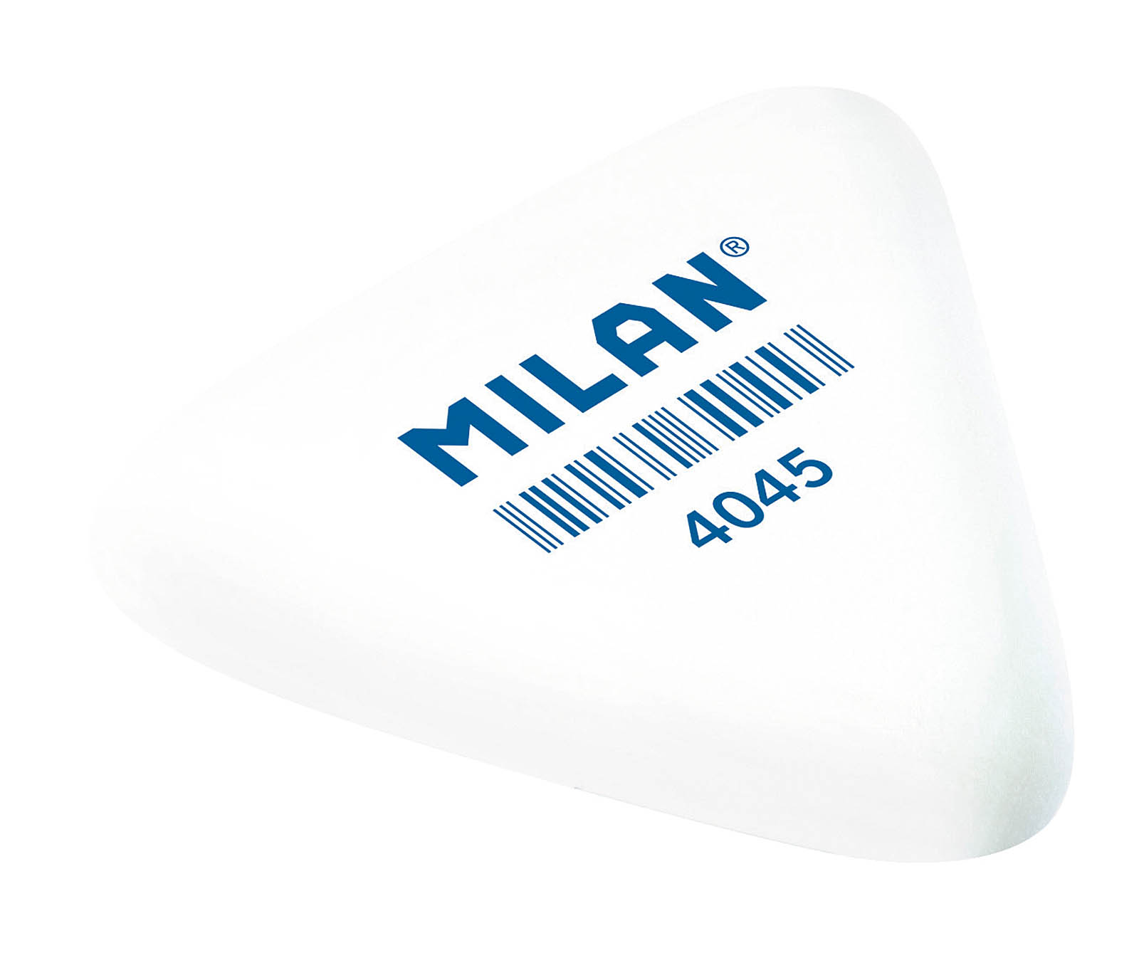 Гумка 4045, трикутна з м'якого синтетичного каучуку, середня, біл. MILAN - фото 1