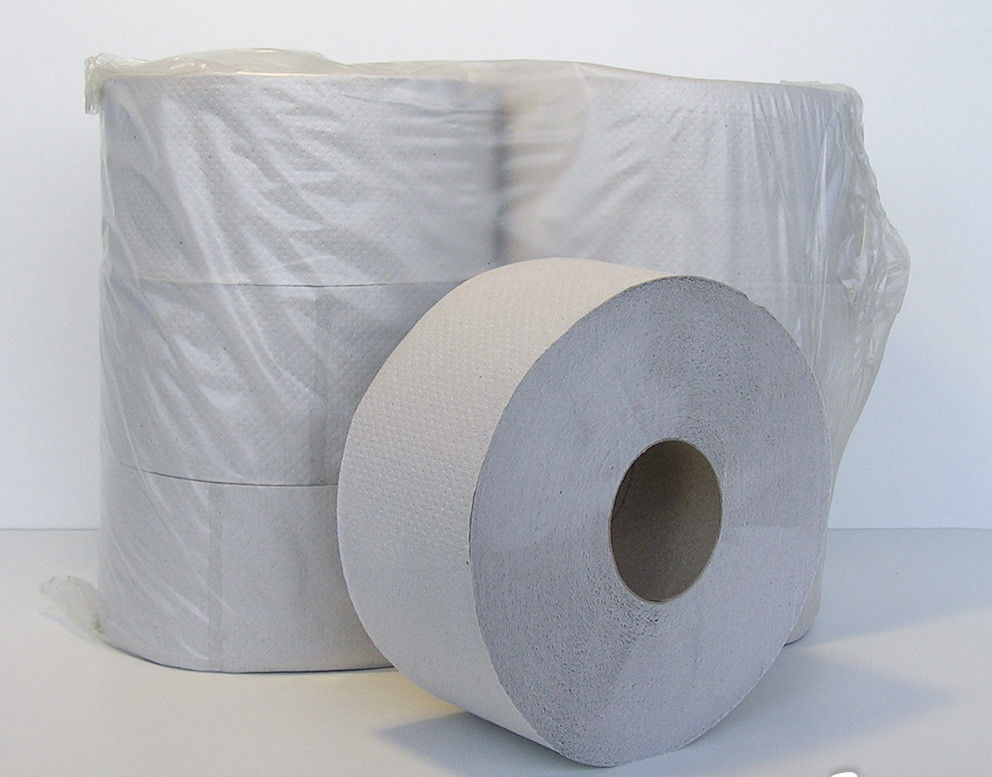 Туалетная бумага Джамбо, без отрывов, 1-сл., макул., 130м., 6шт./уп., сер. BIMA - фото 1