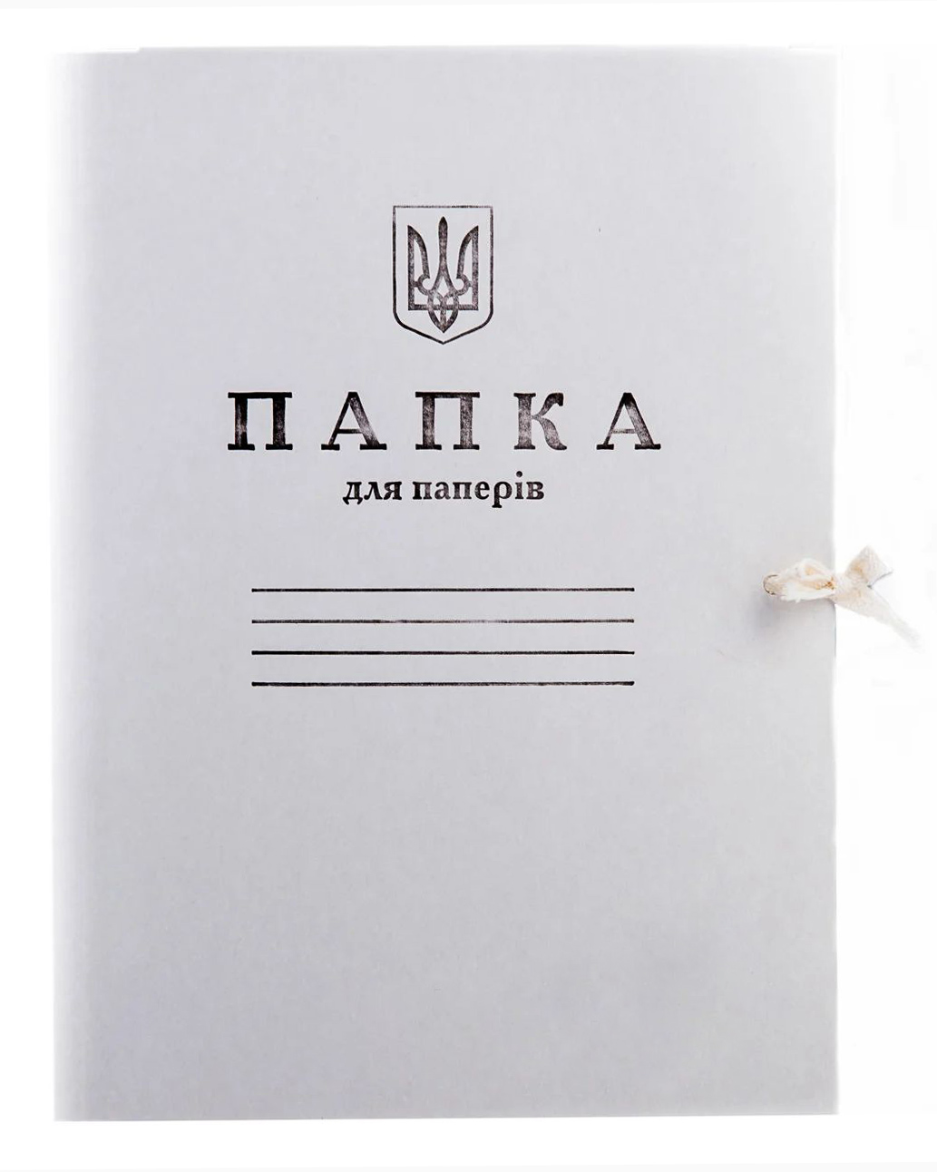 Папка картонная на завязках 0,3мм., клееная Украина - фото 1