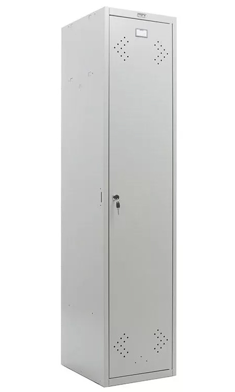 Шкаф для раздевалок (1830*418*500мм) метал., замок, серый Практик - фото 2
