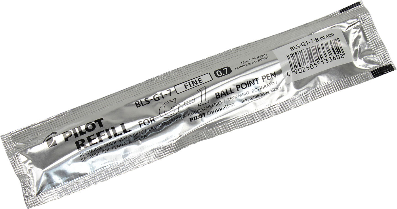 Стержень гелевий для G1 0,7мм чорн. Pilot - фото 2