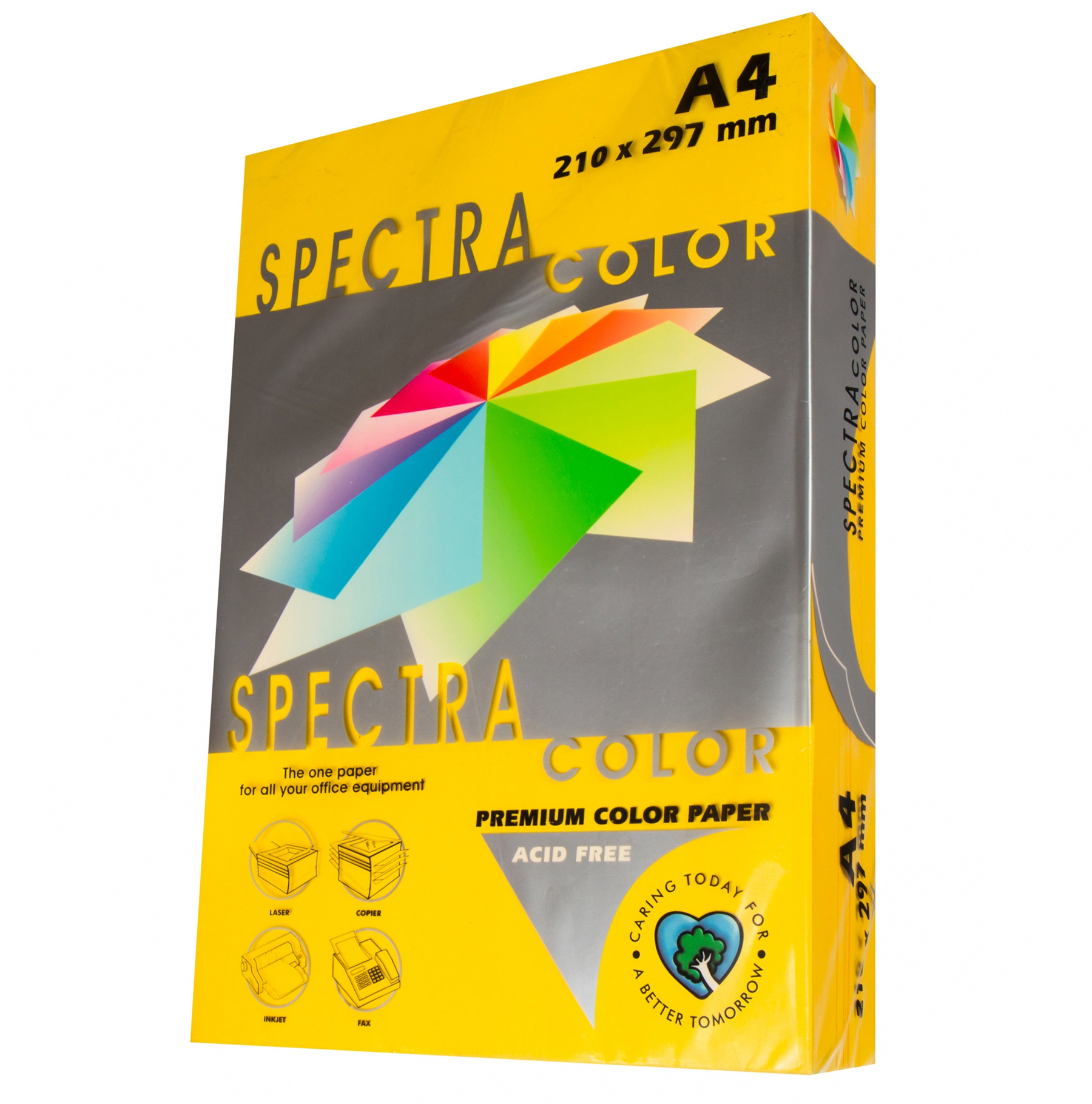 Бумага цветная Color A4 интенсив 80г./м2. Gold, 500листов, золот. Spectra Color - фото 1