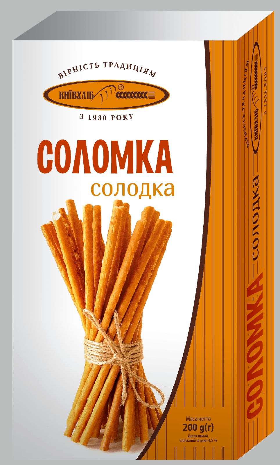 Соломка Сладкая, 200г. Киевхлеб - фото 1