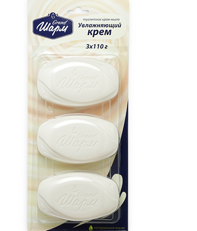 Мило, 110гр.*3шт. Зволожуючий крем Шарм - фото 2