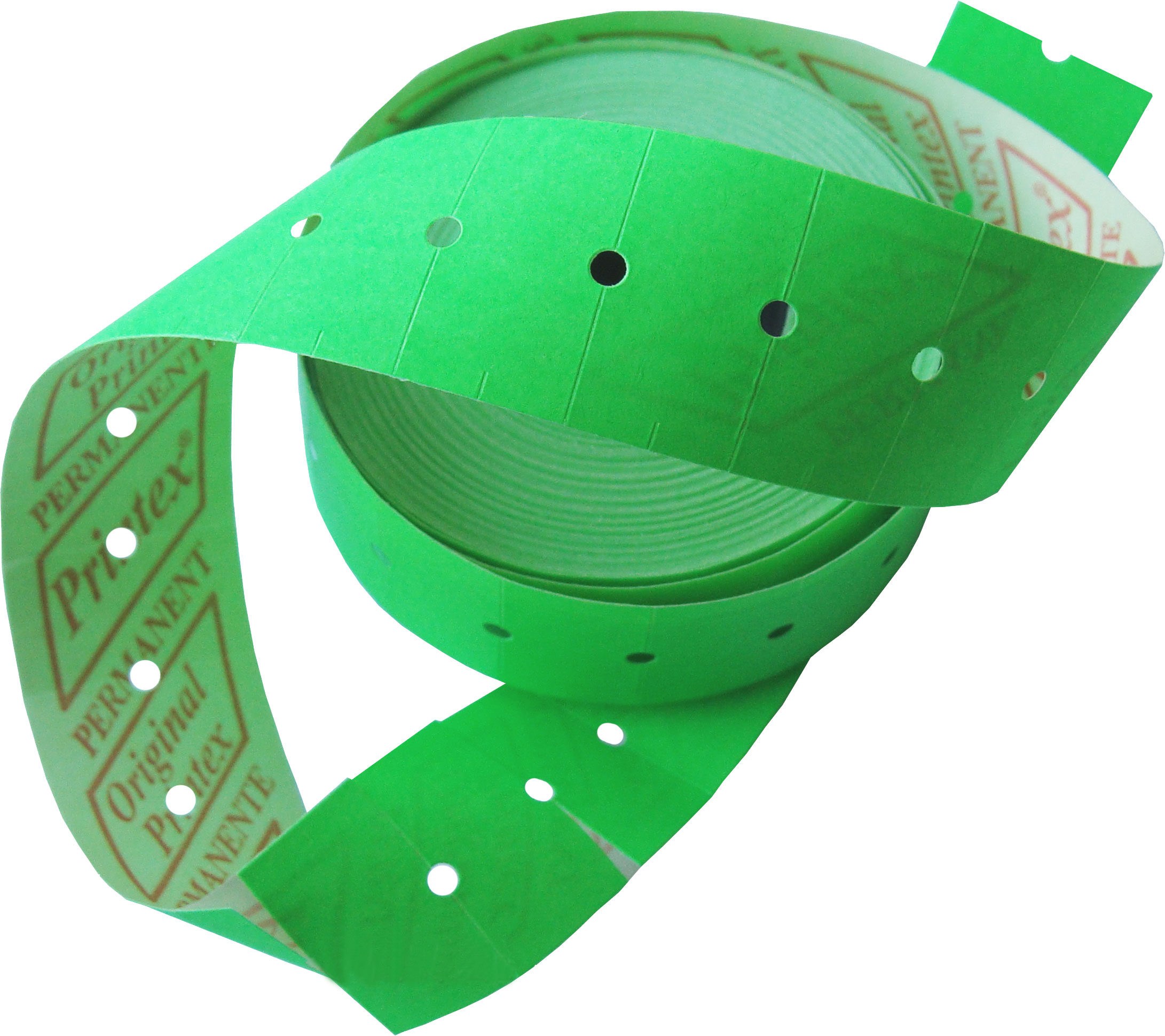 Етикет-стрічка 21*12мм., прямокутні 1000шт./рул., 12шт./уп., зелен. Printex - фото 2