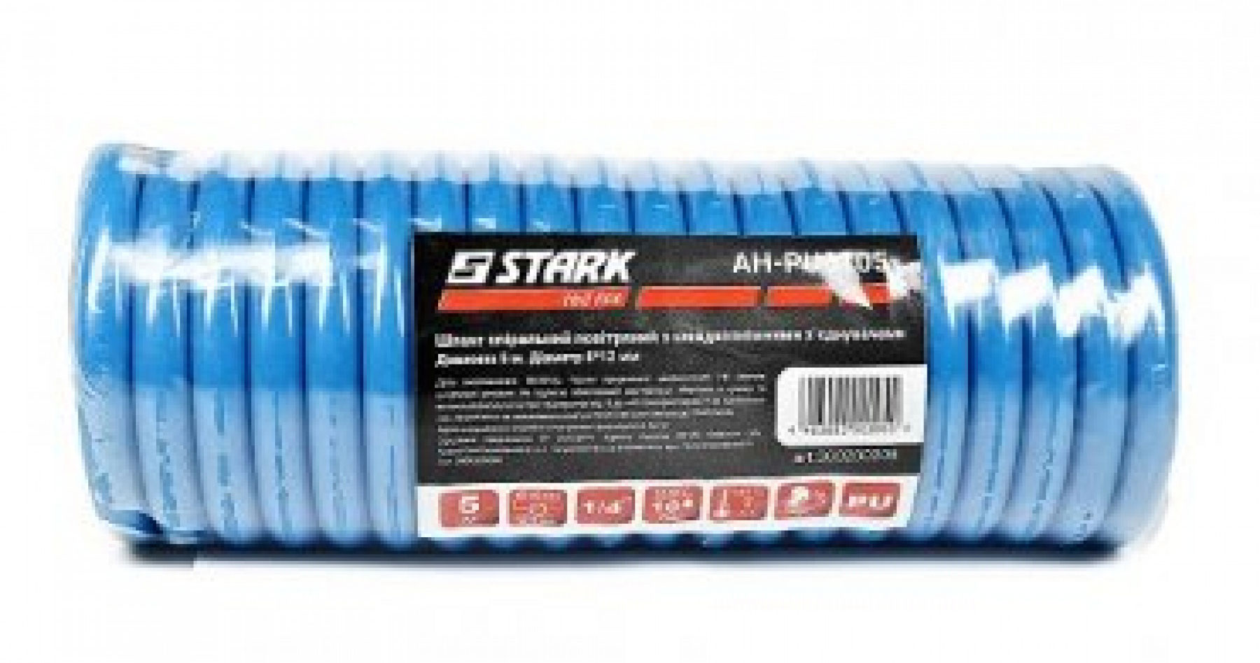 Шланг спіральний, PU 8X12 мм., 10 метрів, AH-PU8110 STARK - фото 1