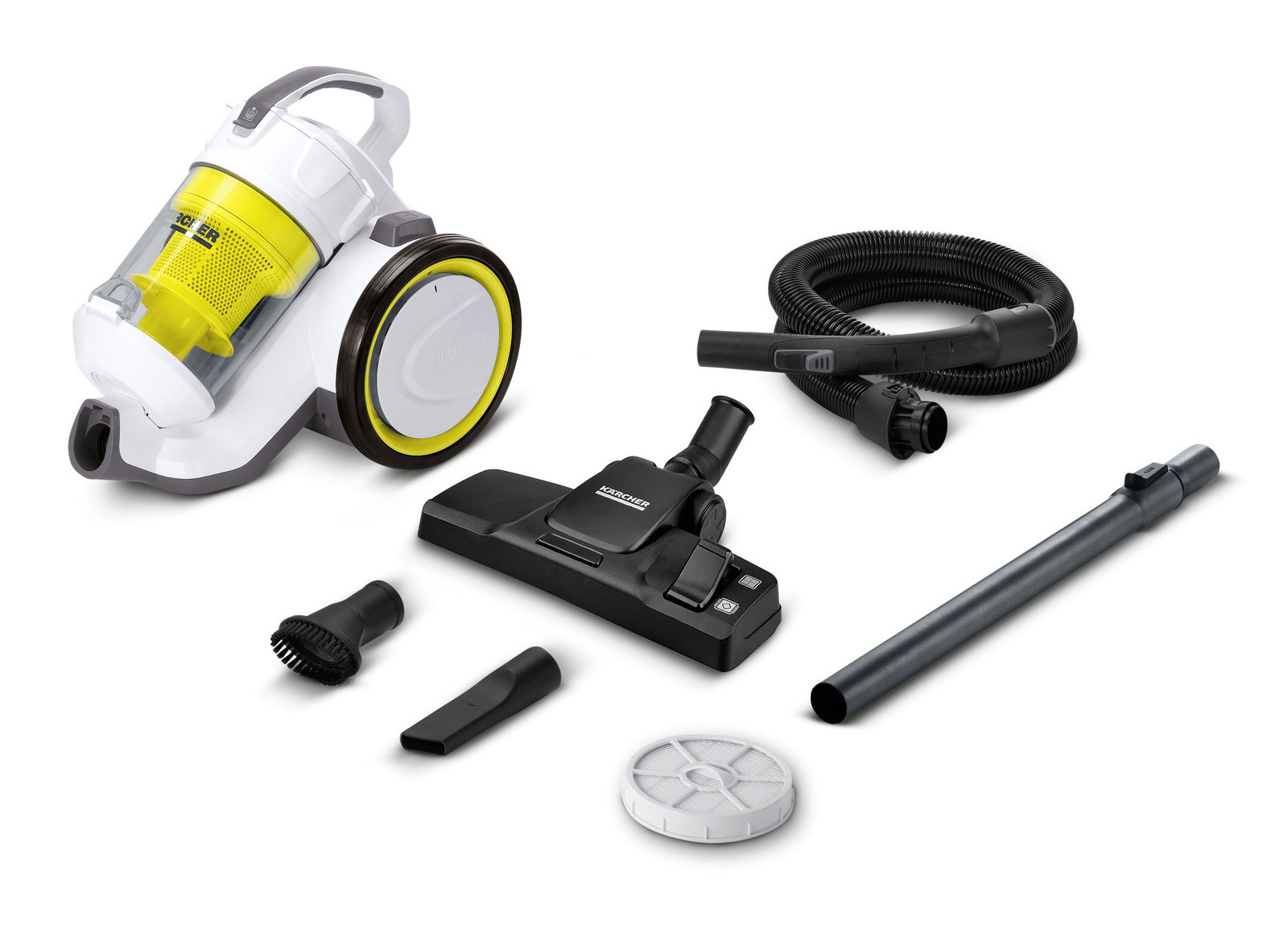 Пылесос для сухой уборки с контейнером, 700Вт, VC 3 PREMIUM, бел. Kaercher - фото 6