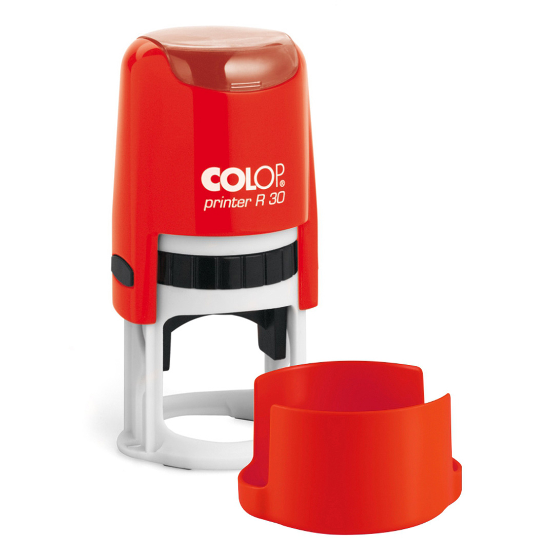 Оснастка для круглой печати, диаметр 30мм., круглый корпус, пластик., красн. Colop - фото 3