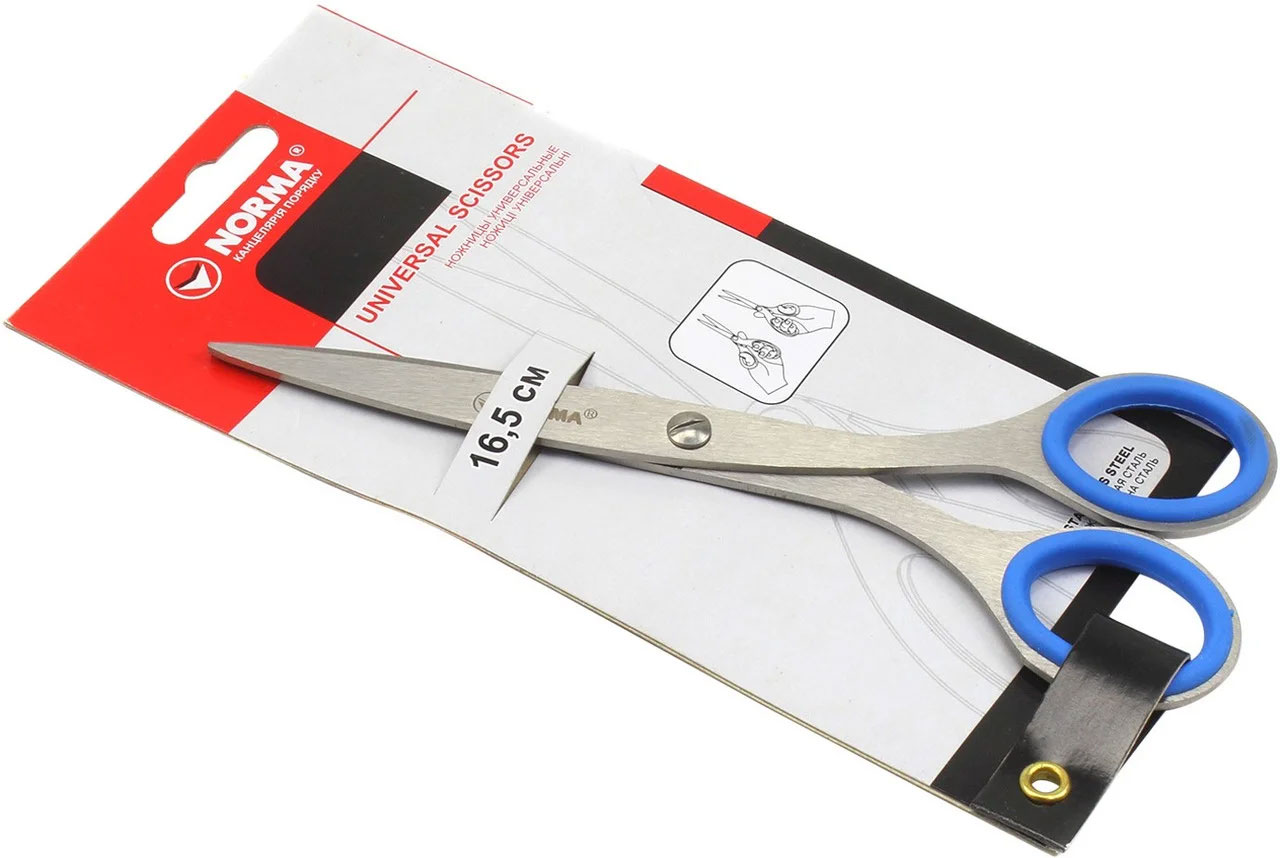 Ножиці 16,5см., цільнометалеві NORMA - фото 2
