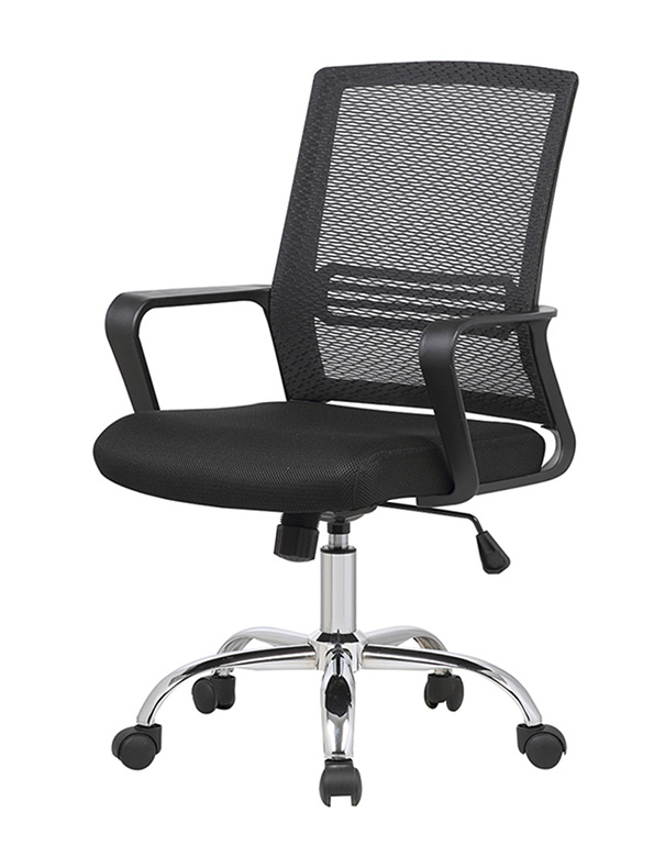 Кресло для персонала Ворк CH TILT, черн. АКЛАС - фото 1