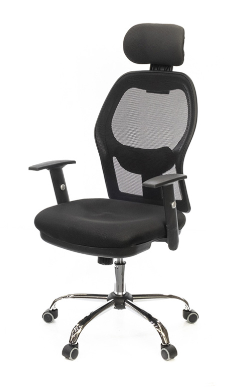 Кресло для персонала Сиона CH SR(L), черн. АКЛАС - фото 2