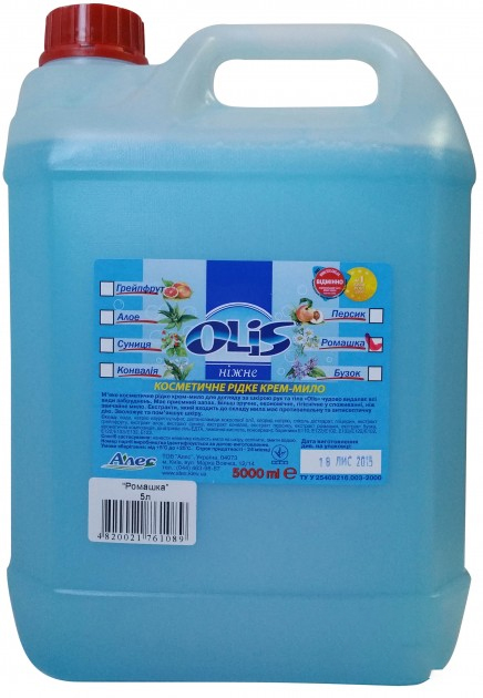 Мило-крем рідке, 5л. Ромашка Olis - фото 2