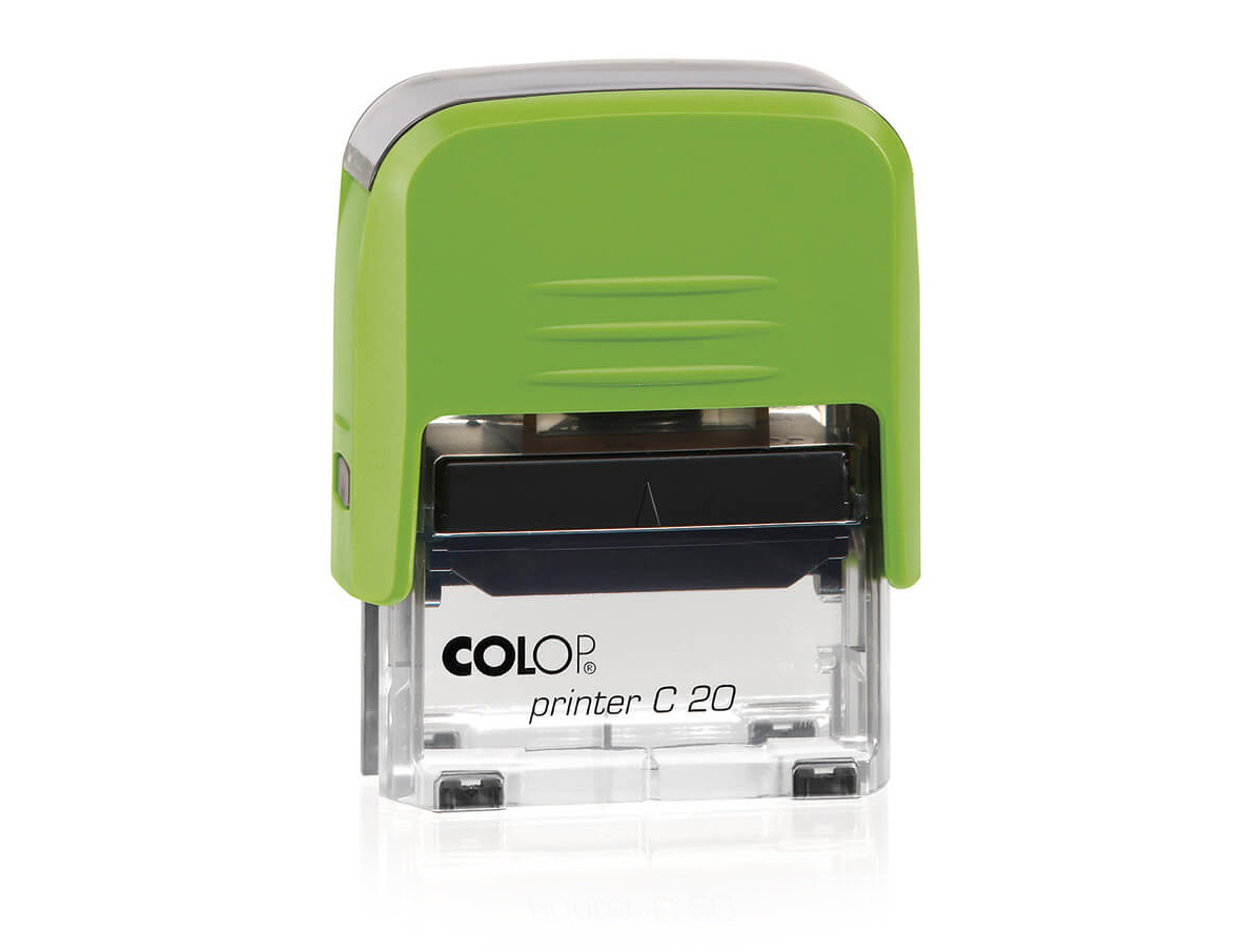 Оснастка для штампу пластикова 38х14мм., Compact, зелен. Colop - фото 4