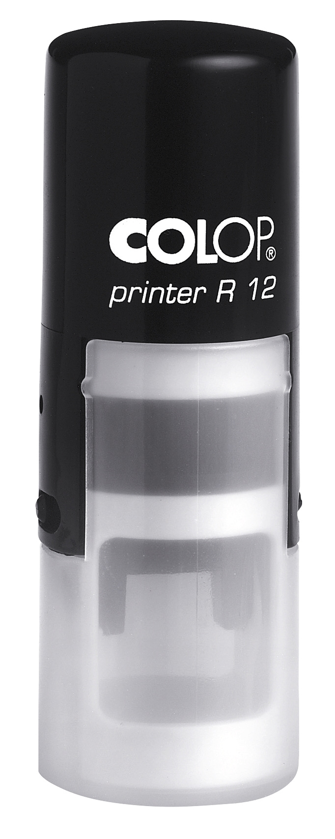 Оснастка для круглої печатки пластикова D=12мм., (круглий корпус), чорн. Colop - фото 3
