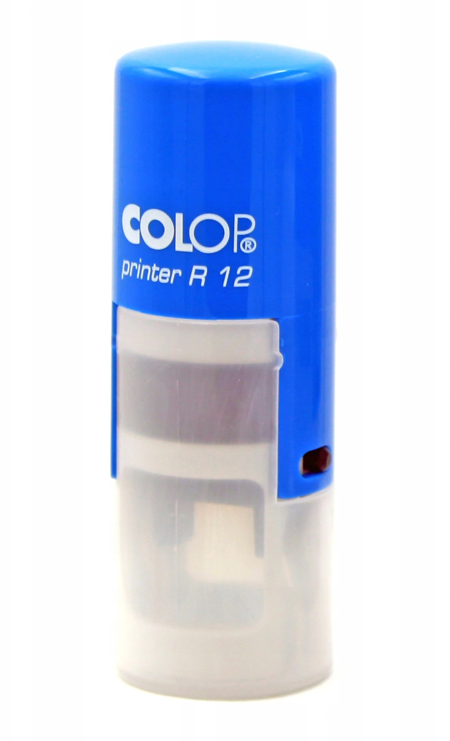 Оснастка для круглой печати, диаметр 12мм., круглый корпус, пластик, син. Colop - фото 4