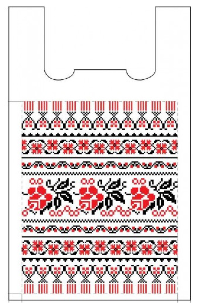 Пакет-майка 30+16*54см., 100шт./уп. Украина - фото 1