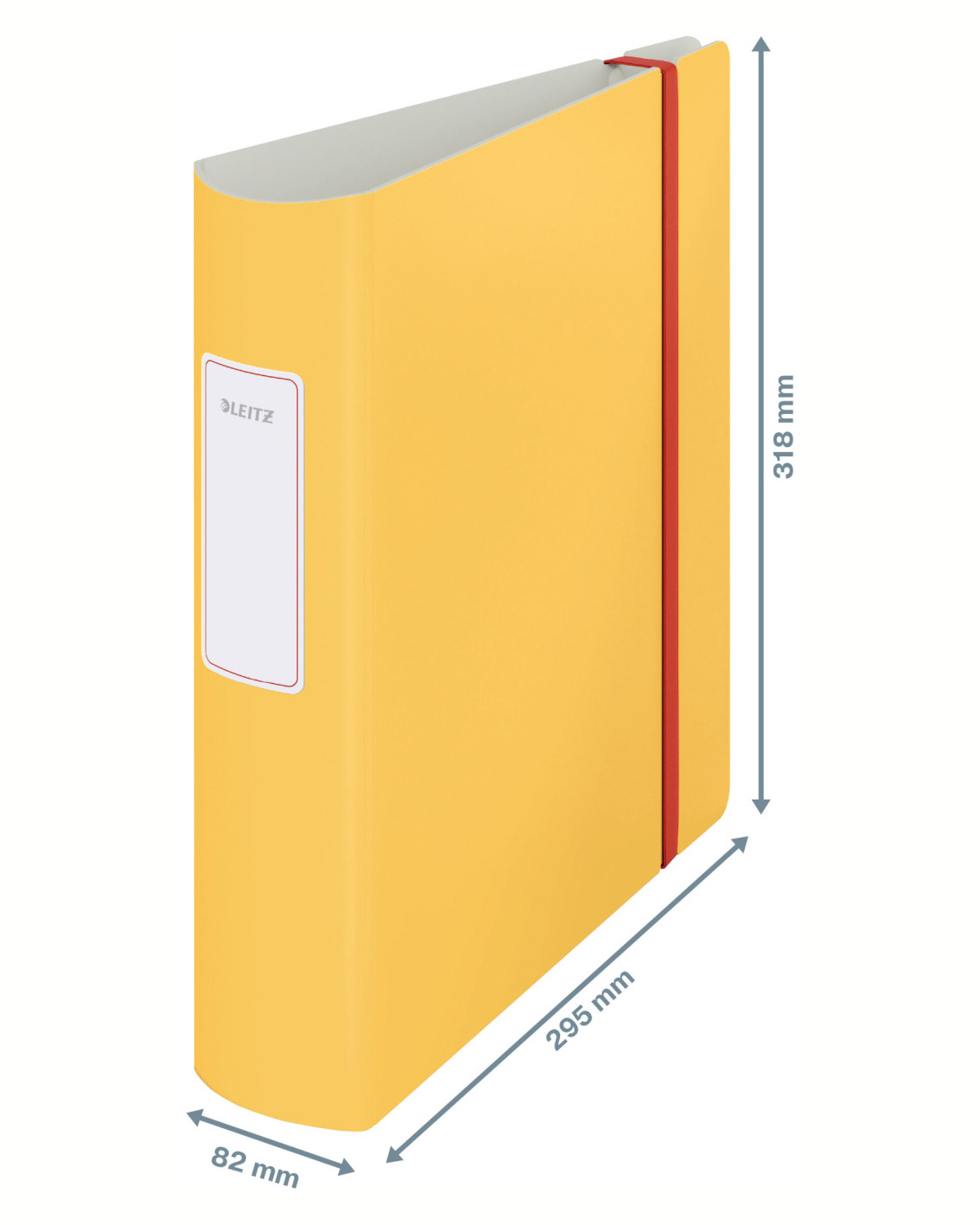 Реєстратор 8,2см. А4 (PP) 180мм., Active Cosy, жовт. LEITZ - фото 3